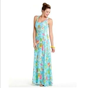 🦄 Lilly Pulitzer You Gotta Regatta Treena Maxi Dress - XS 🦄